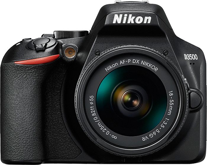 Nikon D3500 Black Digital SLR Camera With Two Lens Kit - 1588