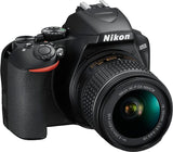 Nikon D3500 Black Digital SLR Camera With Two Lens Kit - 1588
