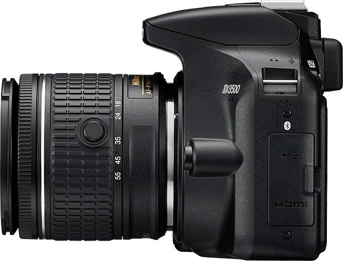 Nikon D3500 Black Digital SLR Camera With Two Lens Kit - 1588