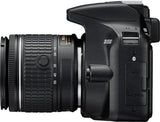 Nikon D3500 Black Digital SLR Camera With Two Lens Kit - 1588