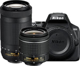 Nikon D3500 Black Digital SLR Camera With Two Lens Kit - 1588
