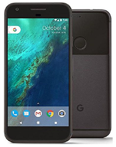 Google Pixel 1st Gen 32GB Factory Unlocked GSM/CDMA Smartphone for AT&T + T-Mobile + Verizon Wireless + Sprint (Quite Black)