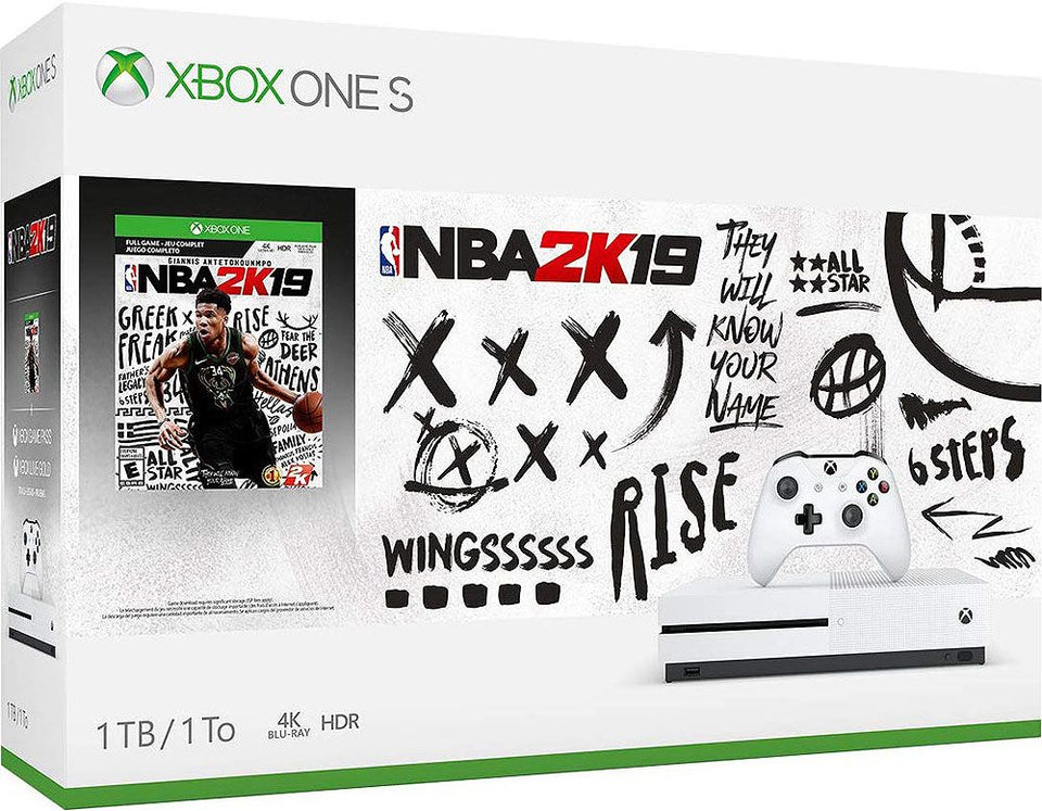 Microsoft Xbox One S 1TB NBA 2K19 Bundle - 23400575