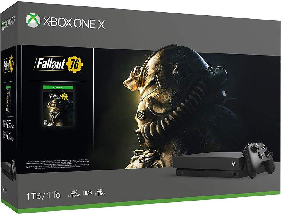 Microsoft Xbox One X 1TB Fallout 76 Bundle - CYV-00146