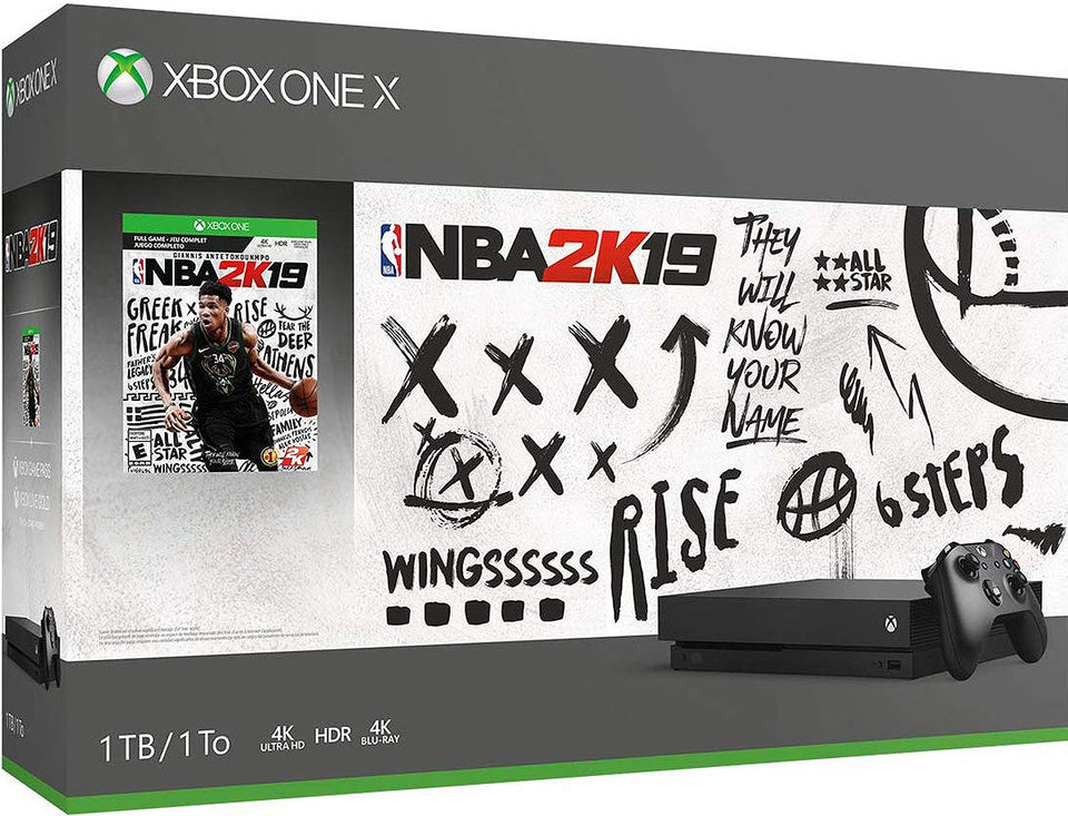 Microsoft Xbox One X 1TB NBA 2K19 Bundle - CYV00070