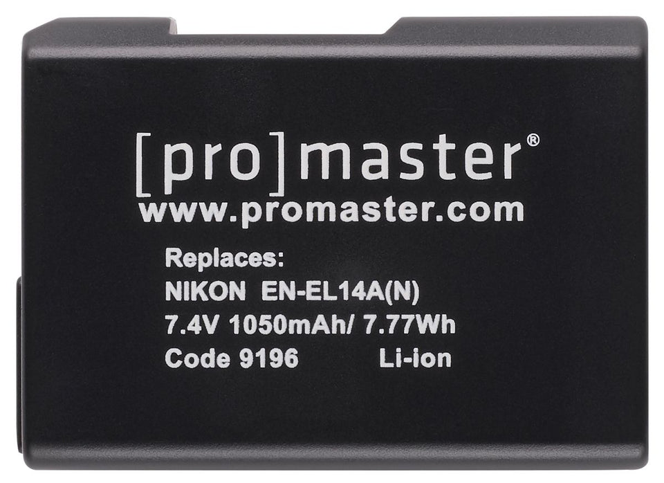 ProMaster Nikon EN-EL14A Li-Ion Battery - 9196