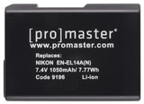 ProMaster Nikon EN-EL14A Li-Ion Battery - 9196