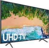 Samsung 55" Charcoal Black UHD 4K HDR LED Smart HDTV - UN55NU7100FXZA