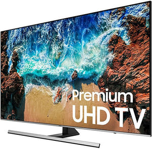 Samsung 55" Silver UHD 4K HDR LED Smart HDTV - UN55NU8000FXZA