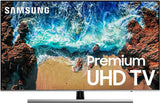 Samsung 65" Silver UHD 4K HDR LED Smart HDTV - UN65NU8000FXZA