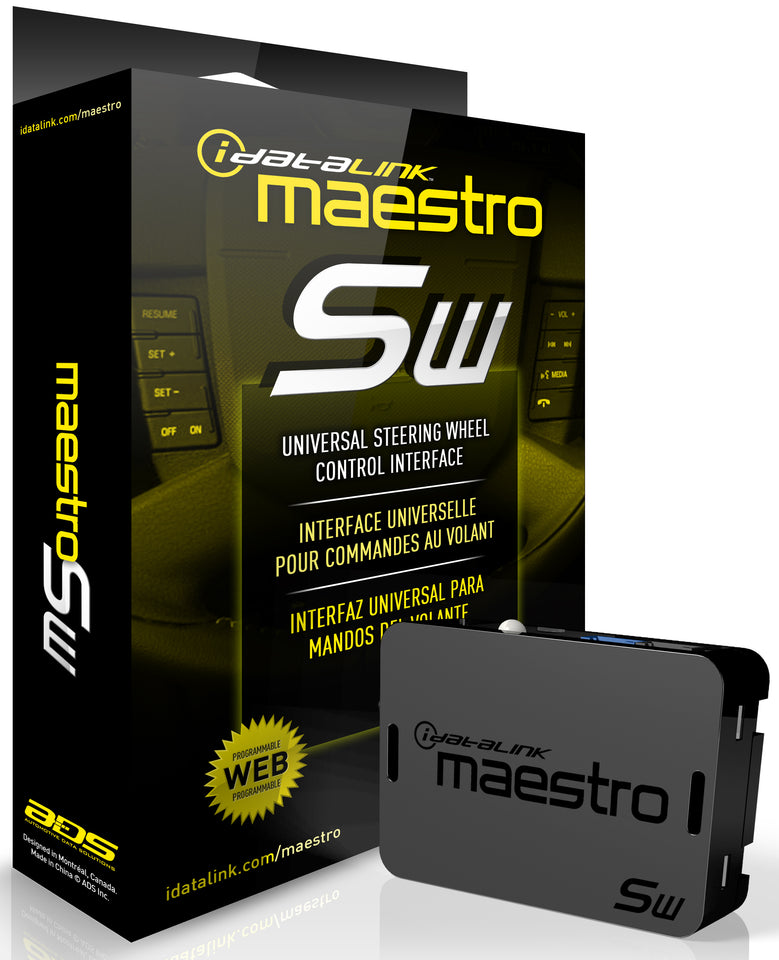 iDat-aLink Maestro SW Steering Wheel Integration - ADS-MSW