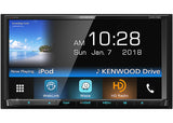 Kenwood eXcelon Double DIN Monitor In-Dash Bluetooth DVD Receiver - DDX-795