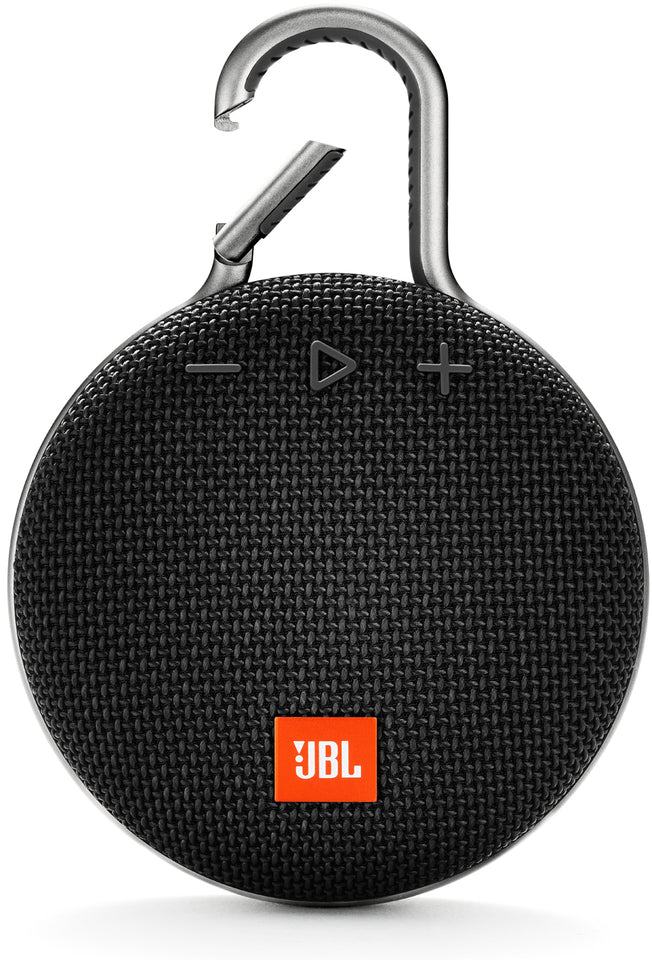 JBL Clip 3 Midnight Black Portable Bluetooth Speaker - JBLCLIP3BLK