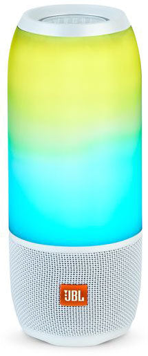 JBL White Pulse 3 Wireless Bluetooth Speaker - JBLPULSE3WHTAM