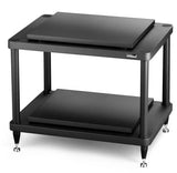 Solidsteel Black S5 Series 2 Shelf Audio Rack - S5-2BK