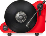 Pro-Ject Vertical Red Gloss Right Hand Bluetooth Turntable - VTEBTRHGRED