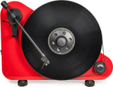 Pro-Ject Vertical Red Gloss Left Hand Bluetooth Turntable - VTEBTLHGRED