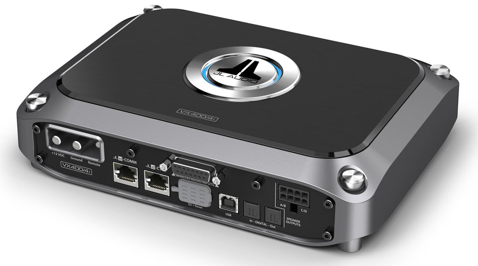 JL Audio 4-Channel Class D Full-Range 400W Amplifier - 98636