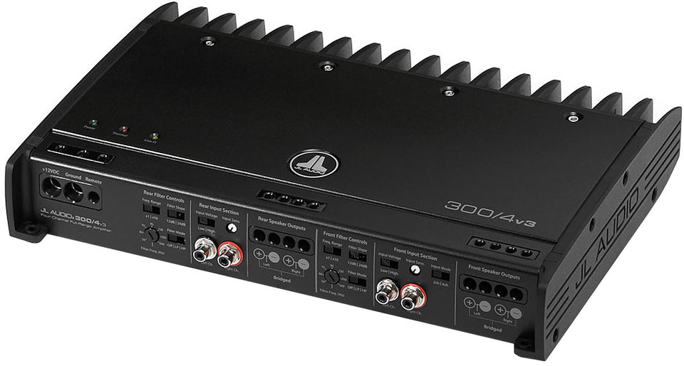 JL Audio 4 Channel Class AB Full-Range Amplifier - 3004V3