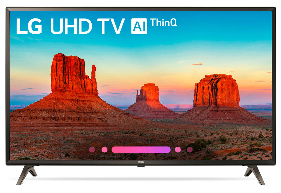 LG 65" Black UHD 4K HDR Smart LED HDTV With WebOS - 65UK6090PU