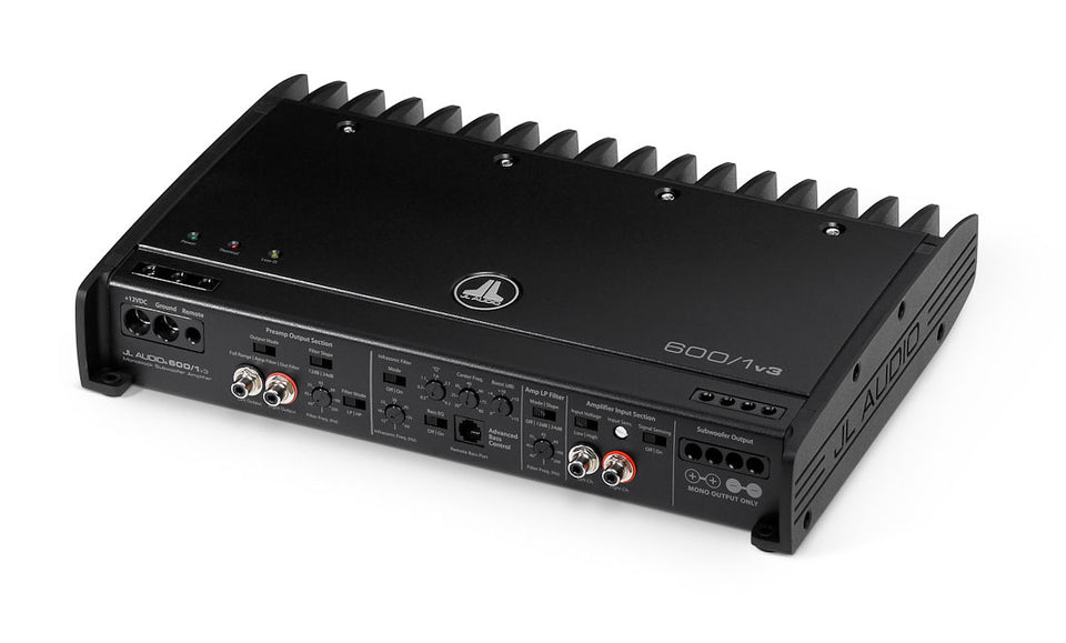 JL Audio Slash V3 Monoblock Car Audio Amp - 600/1v3
