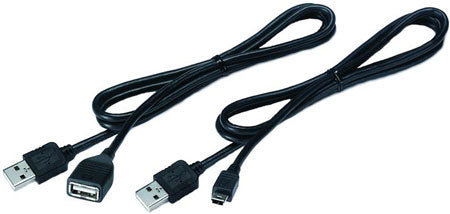 Kenwood Black USB Extension Mounting Kit - CA-U1EX