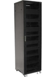 Sanus 85" Tall Black AV Home Theater Equipment Rack - CFR2144