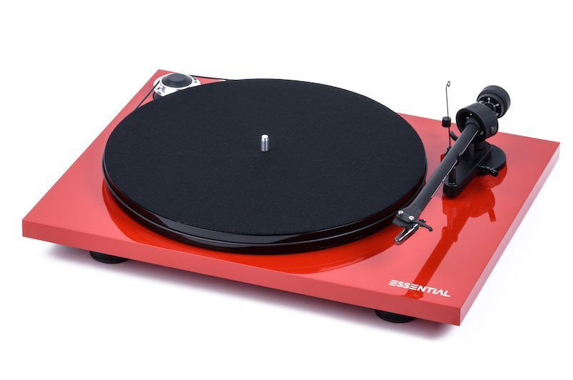 Pro-Ject Essential III Red Gloss Turntable - ESSENTIALIIIHGRED