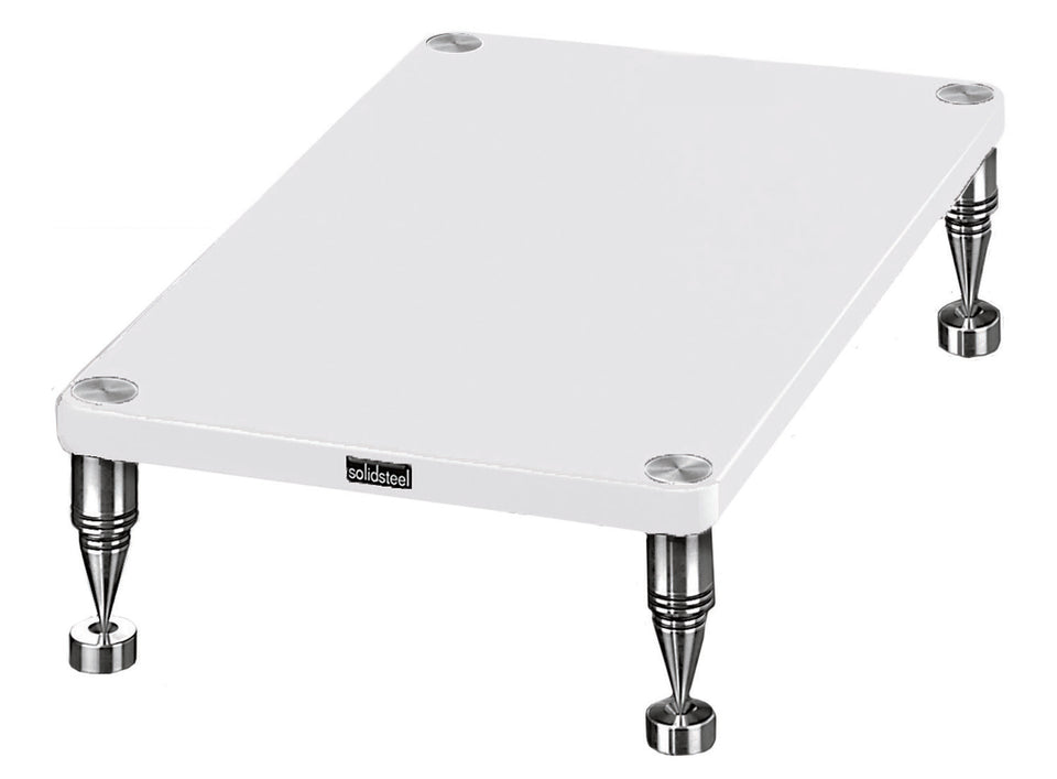Solidsteel Gloss White Amp Stand - HF-AGWH