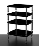 Solidsteel HF-4 Gloss Black High-End Audio Rack - HF-4GBK
