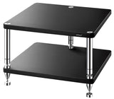 Solidsteel Black HJ 2 Shelf Audio Rack - HJ-2BK