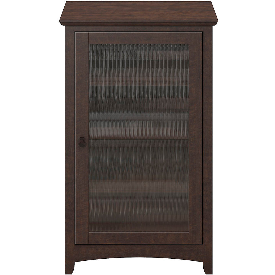 Bush Furniture Buena Vista Madison Cherry Audio Cabinet Bookcase - MY13840-03