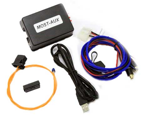 NAV-TV MOST-AUX Auxiliary Audio Input - KIT007