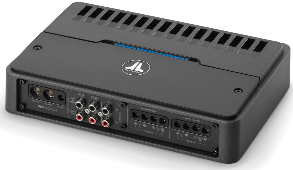 JL Audio 4 Channel Class D Full Range Mobile Amplifier - 98621