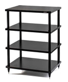 Solidsteel Black S2 Series 4 Shelf Audio Rack - S2-4BK