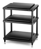 Solidsteel Black S5 Series 3 Shelf Audio Rack - S5-3BK