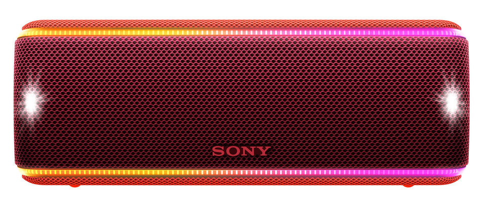 Sony Red Portable Wireless Bluetooth Speaker - SRSXB31/R