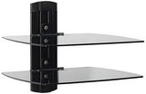 Sanus Black On-Wall Component Shelving - VF3012-B1