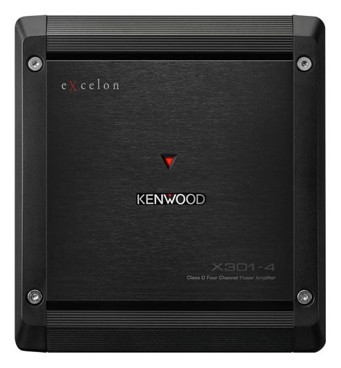 Kenwood eXcelon Class D 4-Channel Power Amplifier - X301-4