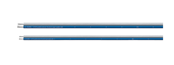 JL Audio 25 Ft. Blue And Clear 12 AWG Parallel Conductor Speaker Cable - XC-BCSC12-25