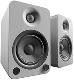 Kanto YU4 Powered Matte Grey Bookshelf Speakers - YU4MG