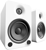 Kanto YU4 Powered Matte White Bookshelf Speakers - YU4MW