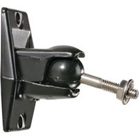 OmniMount Stainless Black Speaker Mount - 10WLCLBK