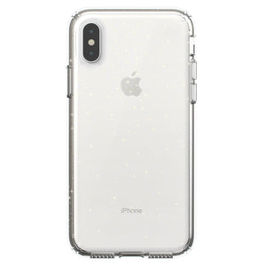 Speck Presidio Clear + Glitter Clear Gold iPhone XS / X Case - 117130-5636